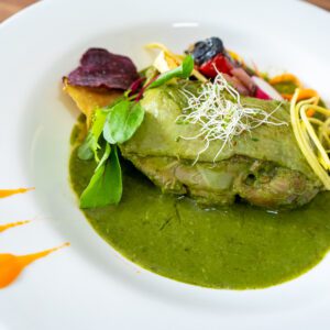 Sobrecoxa ao Curry Verde