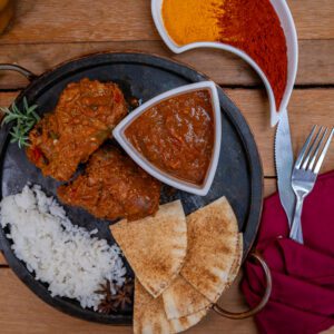 Frango  Indiano ao Curry