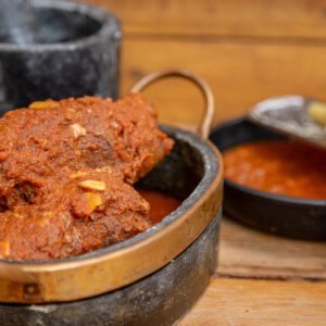 Bracciola de Vitela e Legumes a  Caçarola e Palmito