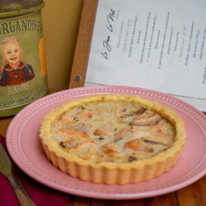 Quiche de Salmão Defumado e Saint Paulin