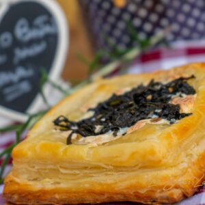 Folhada de Espinafre e Cream cheese de Keffir