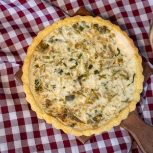 Quiche de Alho Poró