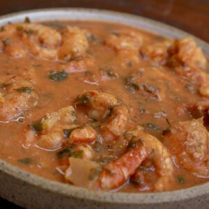 Camarão ao Curry