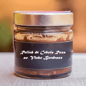 Relish de Cebola Roxa ao Vinho Bordeaux
