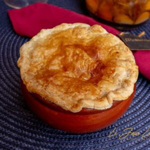 Pot Pie de Espinafre, Queijo Caprino Romano