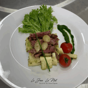 SALADA DE PALMITO FRESCO GRELHADO