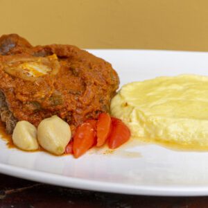 Ossobuco de Vitela Cozido Lentamente ao Molho Rôti