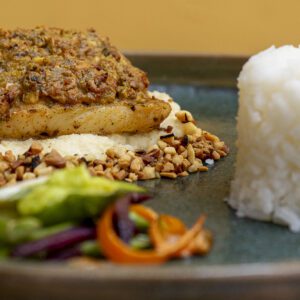 Badejo Encrosta de Pistacchio