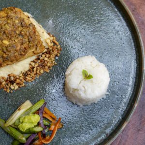 Badejo Encrosta de Pistacchio