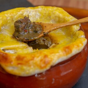 Pot Pie de Moela de Pato