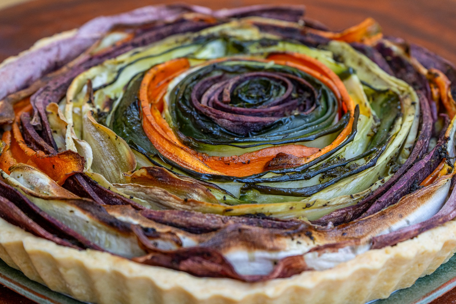 Tarte Veggie de Vegetais em Lâminas - Imagem 2