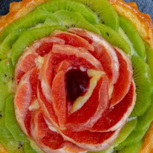 Tarte de Kiwi e Laranja