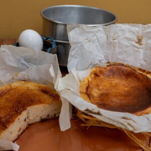 Torta Baska de Queijo Cabra